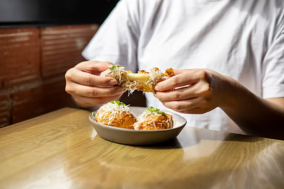 Signature dishes at Bridgette Bar including small plates