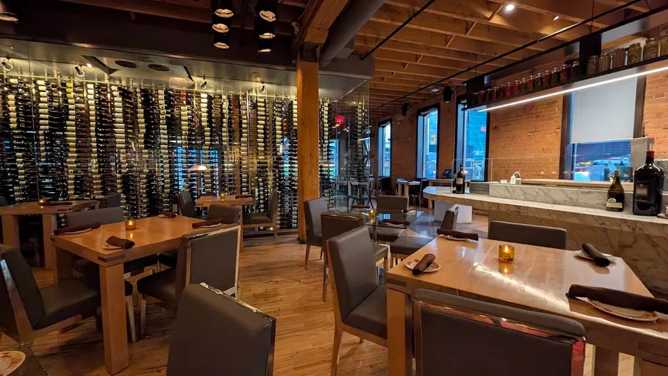 Interior of Cibo Wine Bar King West