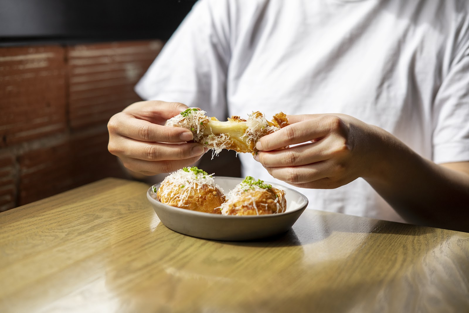 Signature dishes at Bridgette Bar including small plates
